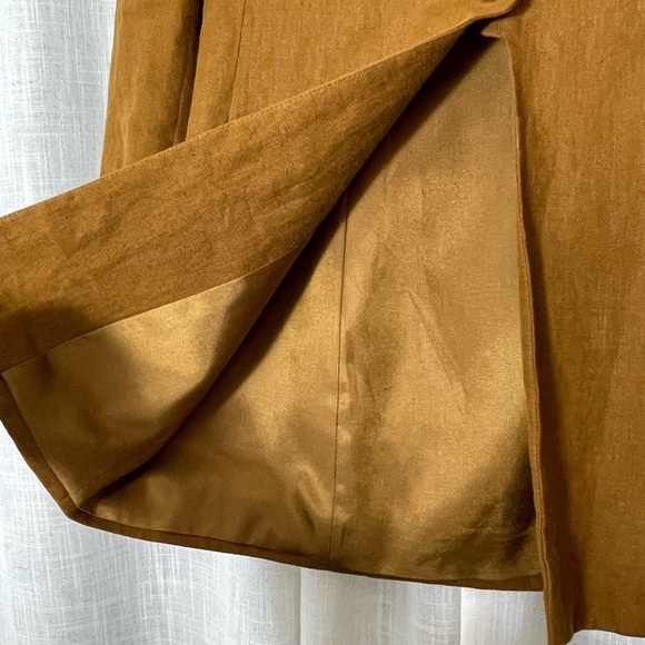 Jones New York LINEN Vintage Made in USA Collarless Blazer Women Size 4 - Picture 3 of 8